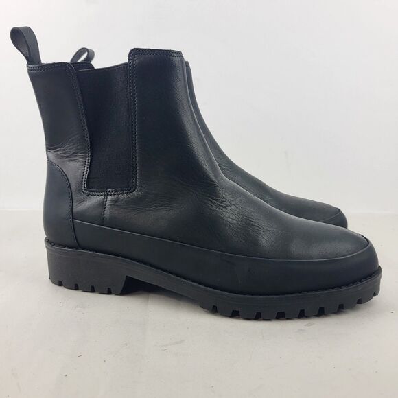 Rebecca Allen The All Weather Fashion Ankle Chelsea Boot Black Size 8.5 - Picture 4 of 12
